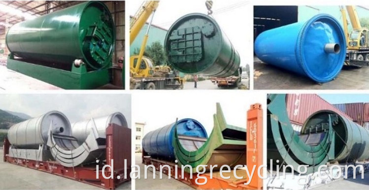 pyrolysis plant shipping